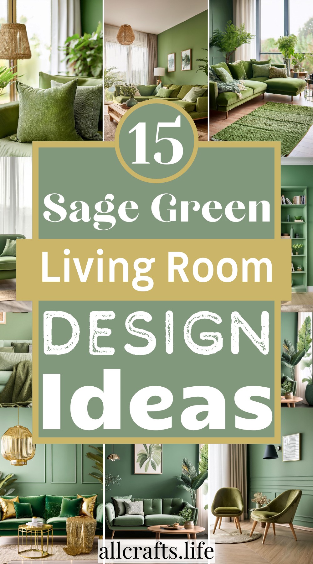 15 Sage Green Living Room Ideas