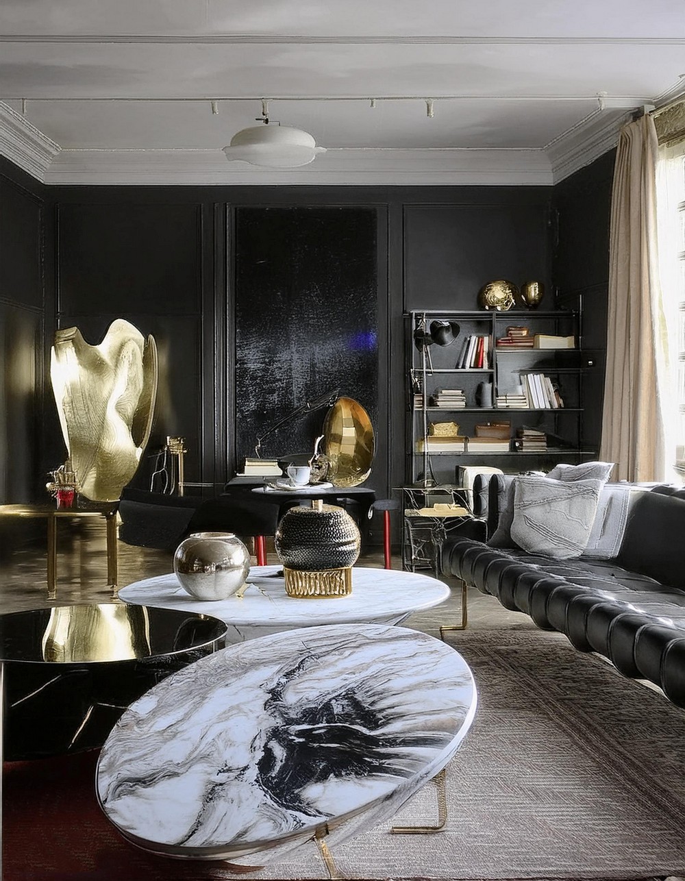 Bold Black And Gold Elegance