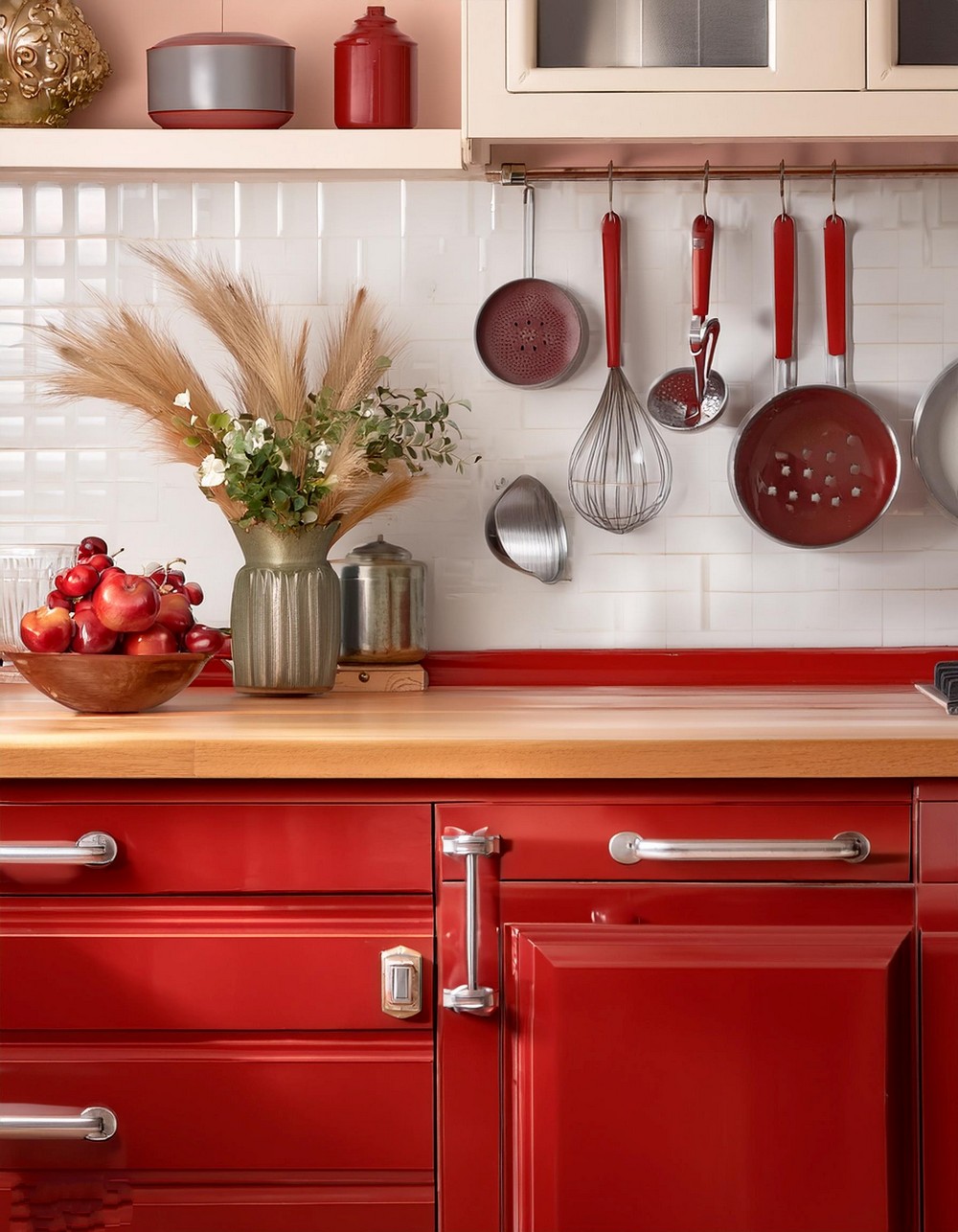 Cherry Red Countertop Charm