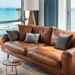 Cognac Leather Couch Living Room Ideas