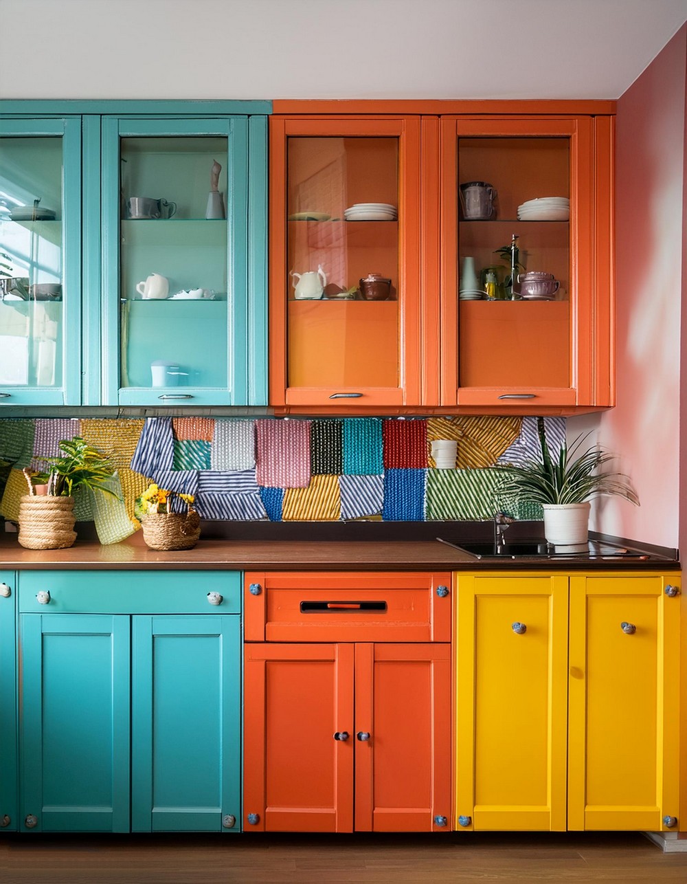 Colorful Cabinets