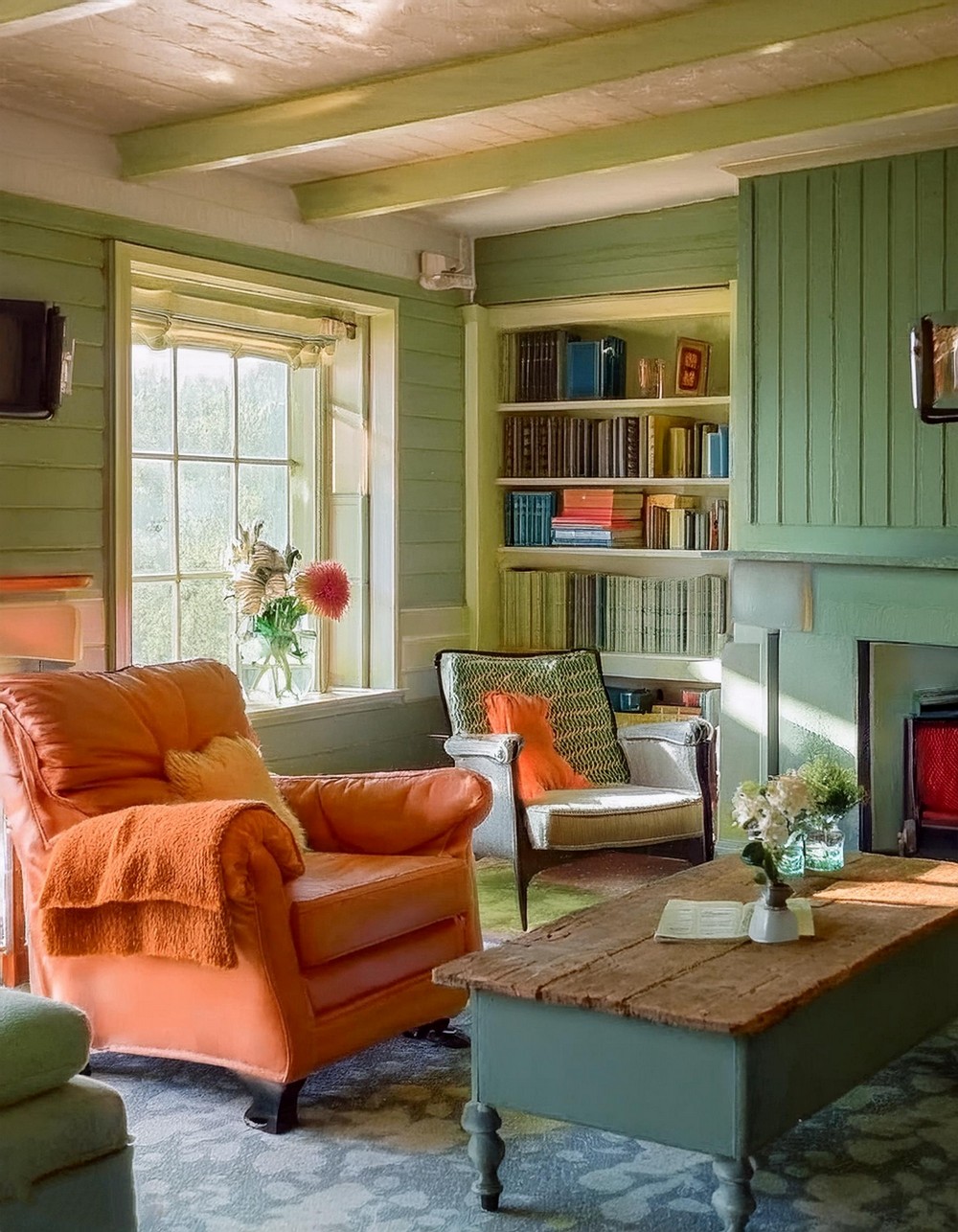 Cozy Cottage with Warm Tones