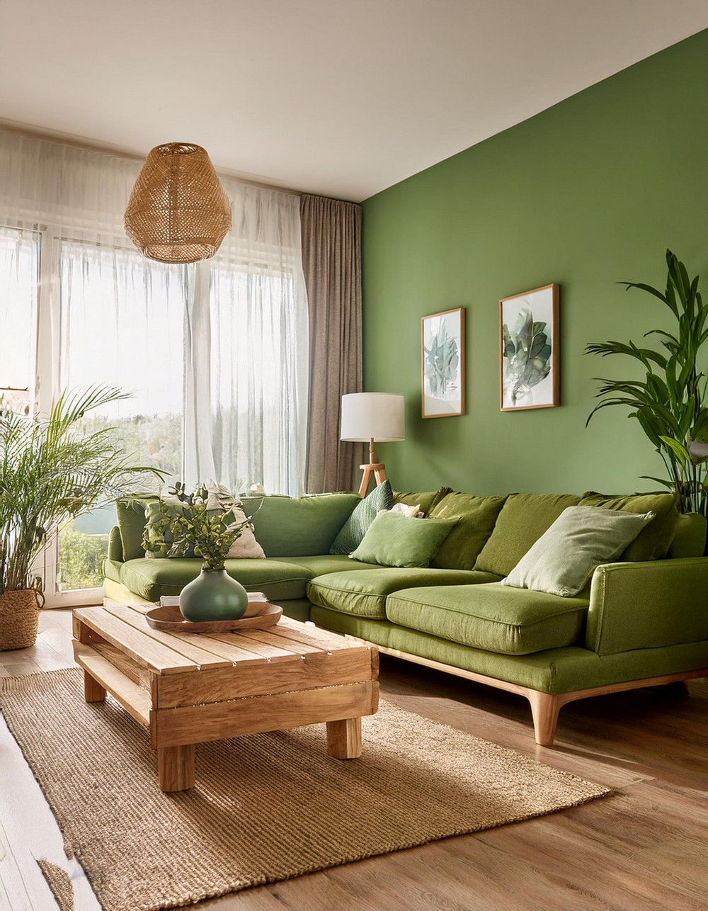 Pair Green with Wood