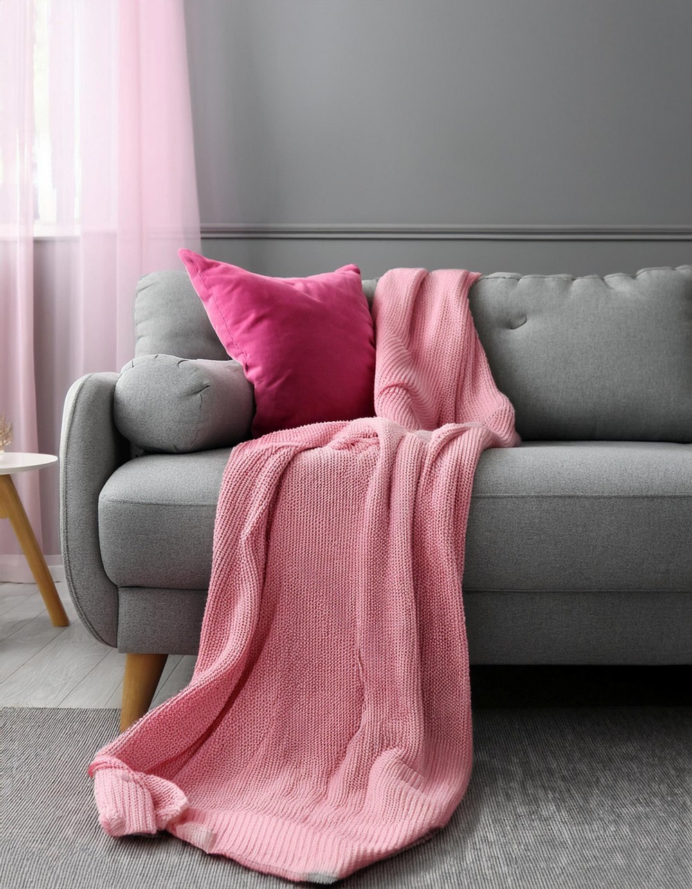 Pink Throw