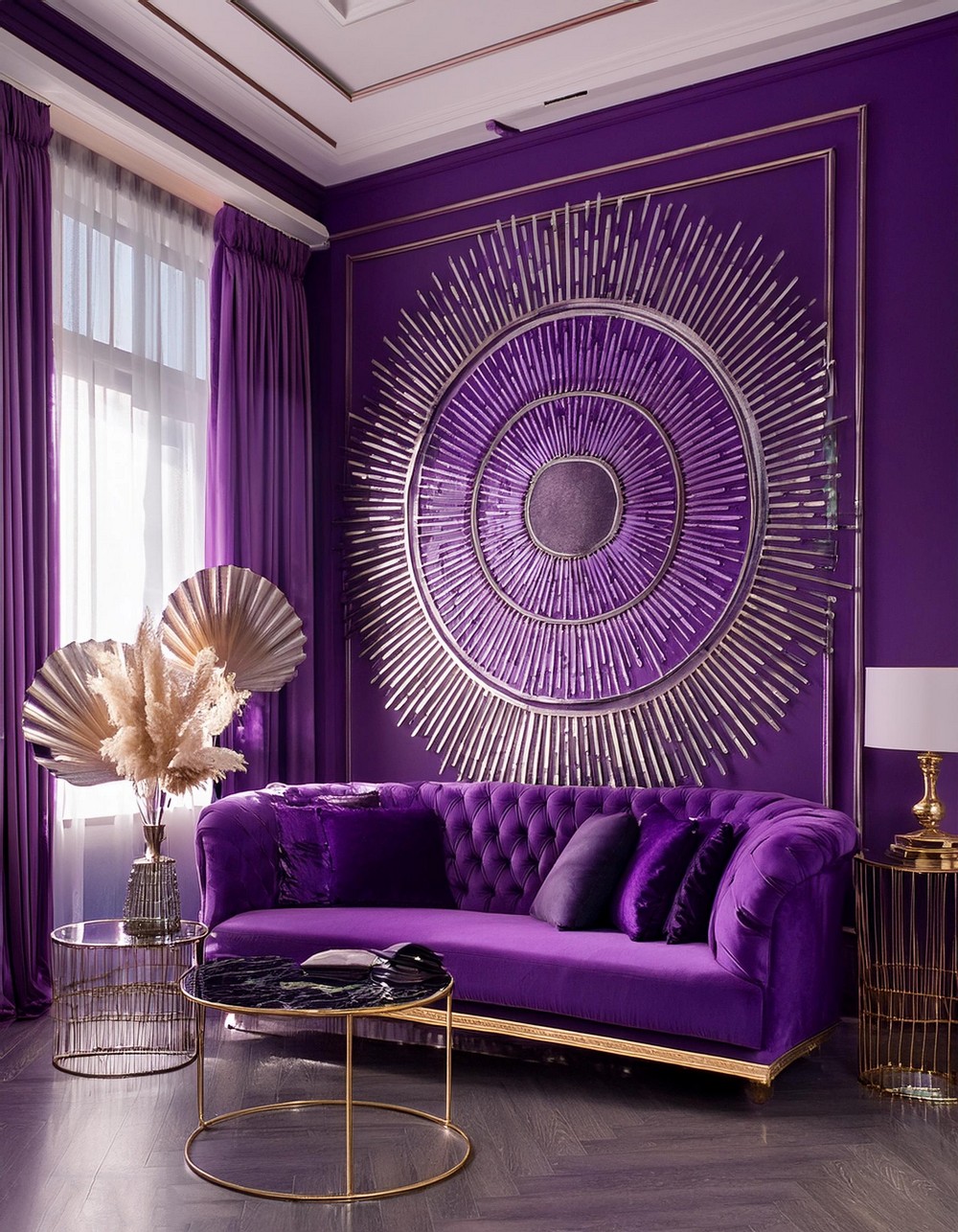 Purple Art Deco Glamour