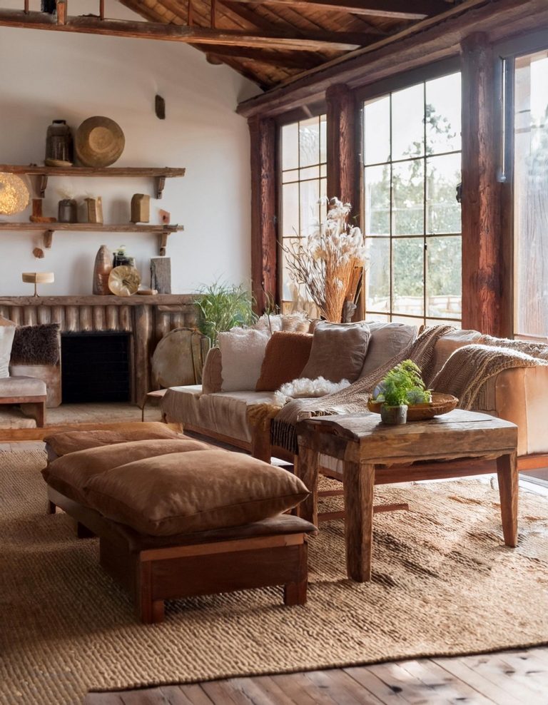 Photo inspiration: High Ceiling Living Room Furniture Ideas Photo Inspiration