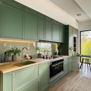 Sage Green-Themed Kitchen Ideas