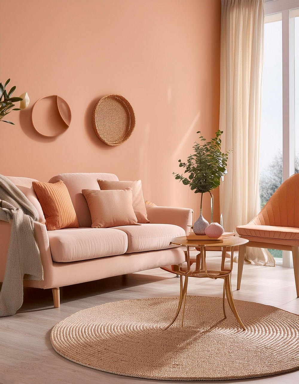 Soft Peach Walls