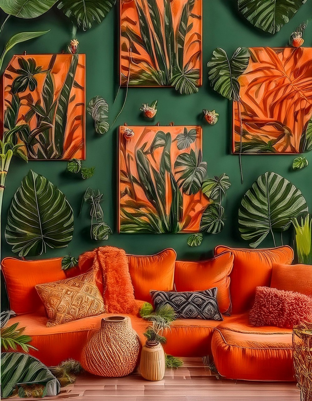 Tropical Paradise with Bold Accents