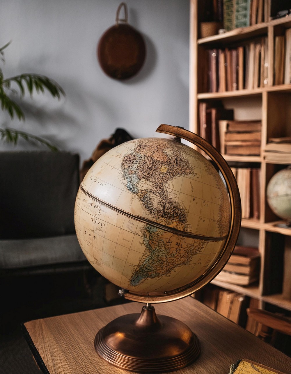 Vintage Globes and Maps