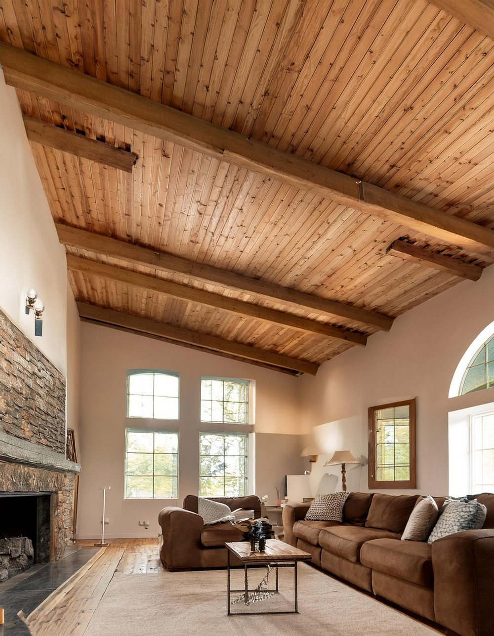 Wood Plank Ceiling