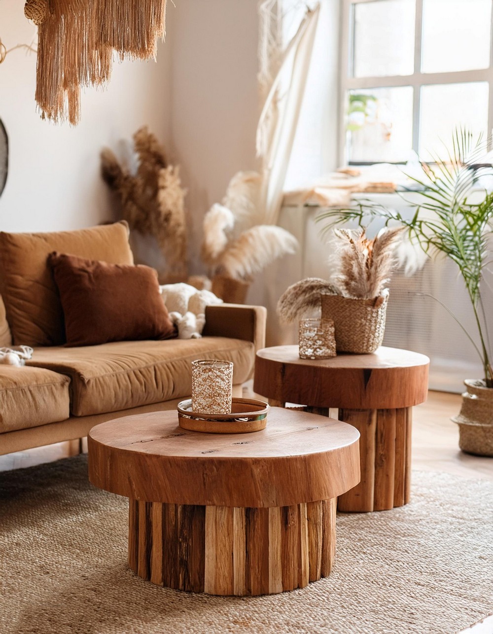 Wooden coffee tables