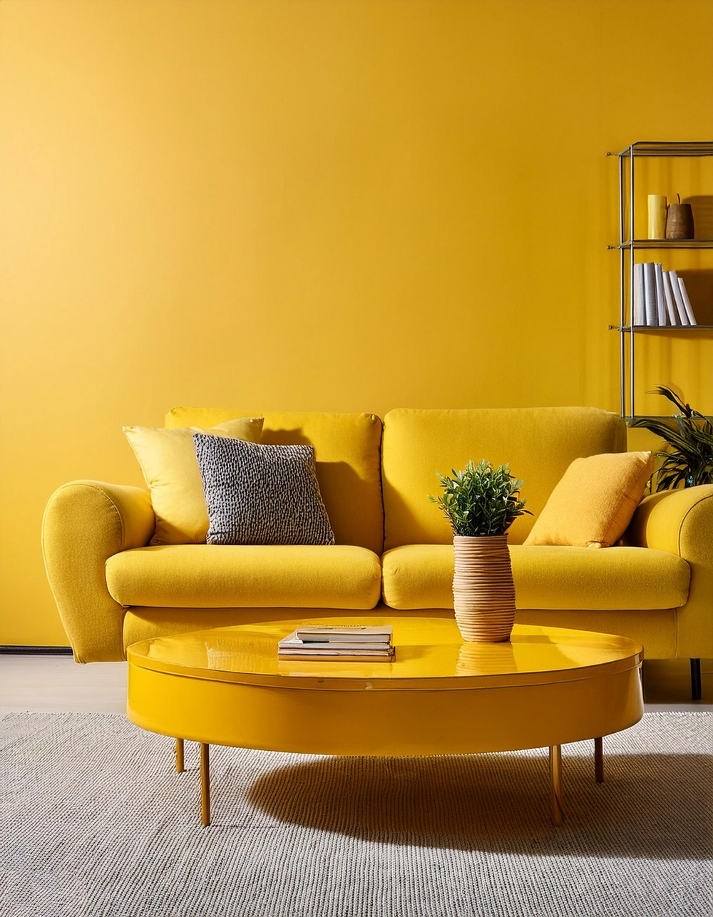 Yellow Coffee Table