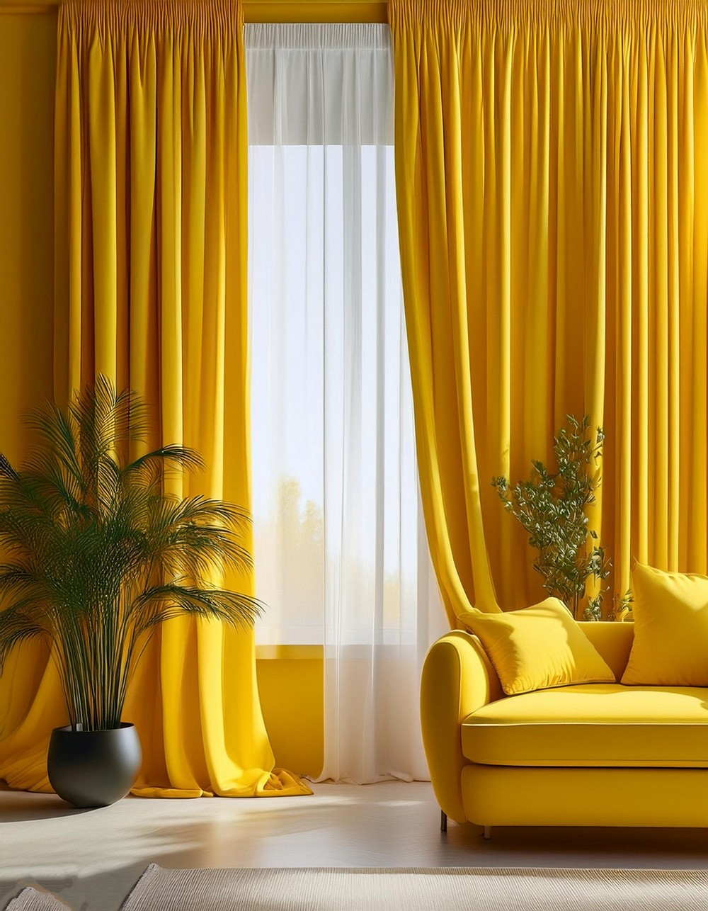 Yellow Curtains