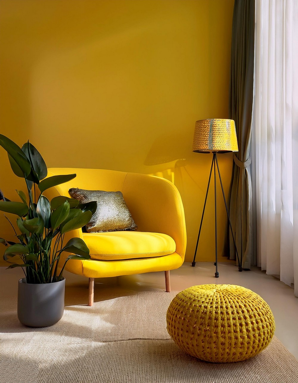 Yellow Lampshades