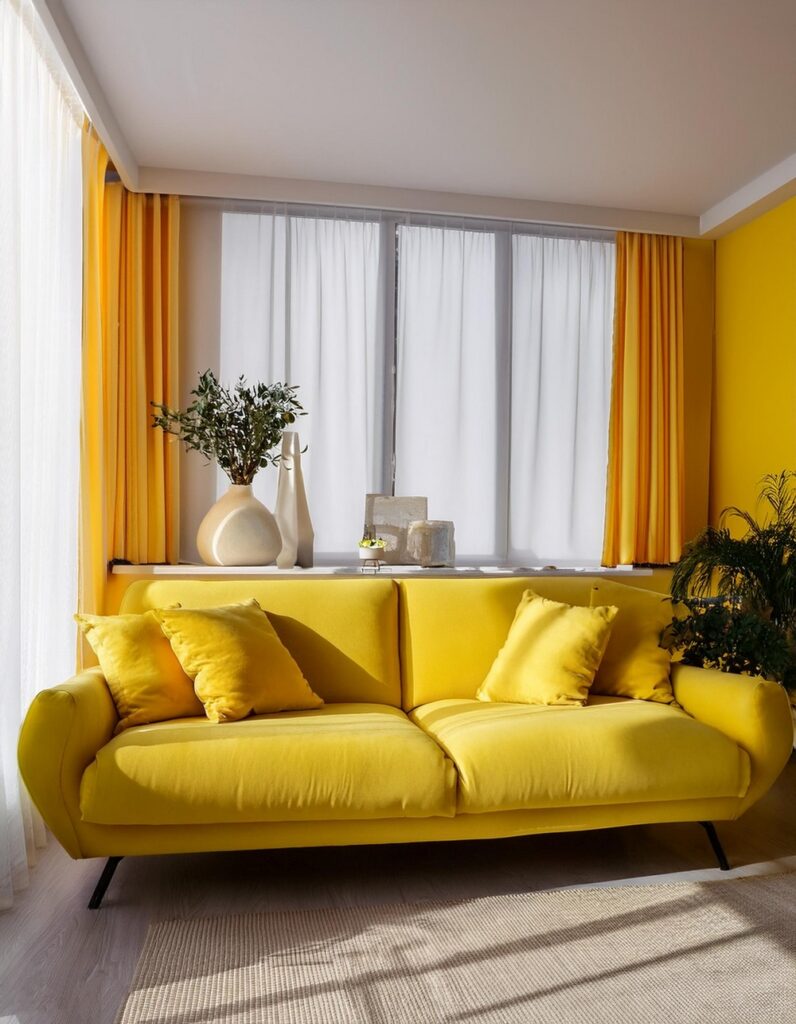 Yellow Life 10 Buzzing Bee Yellow Living Room Ideas - All Crafts