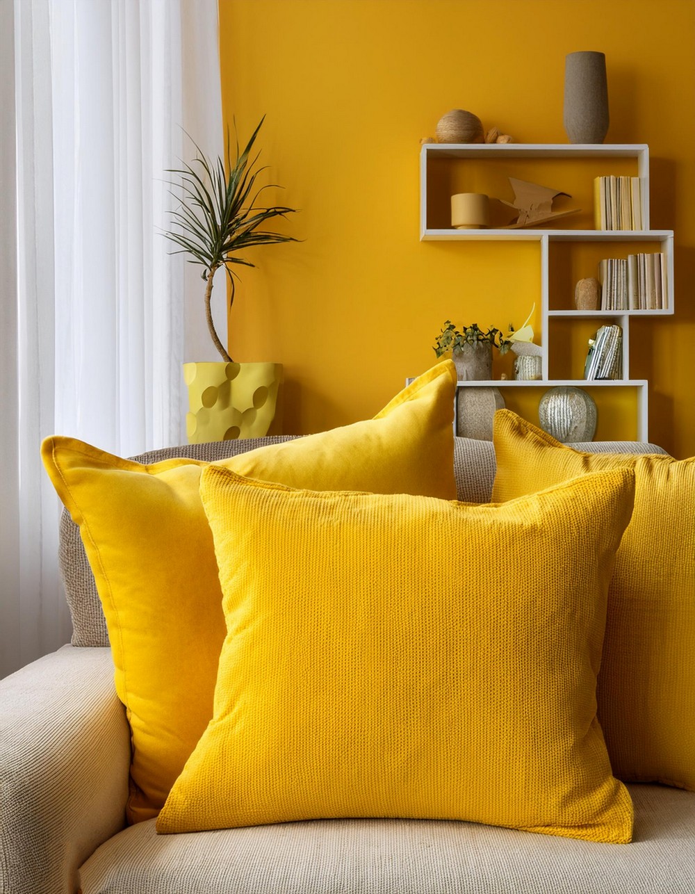 Yellow Throw Pillows