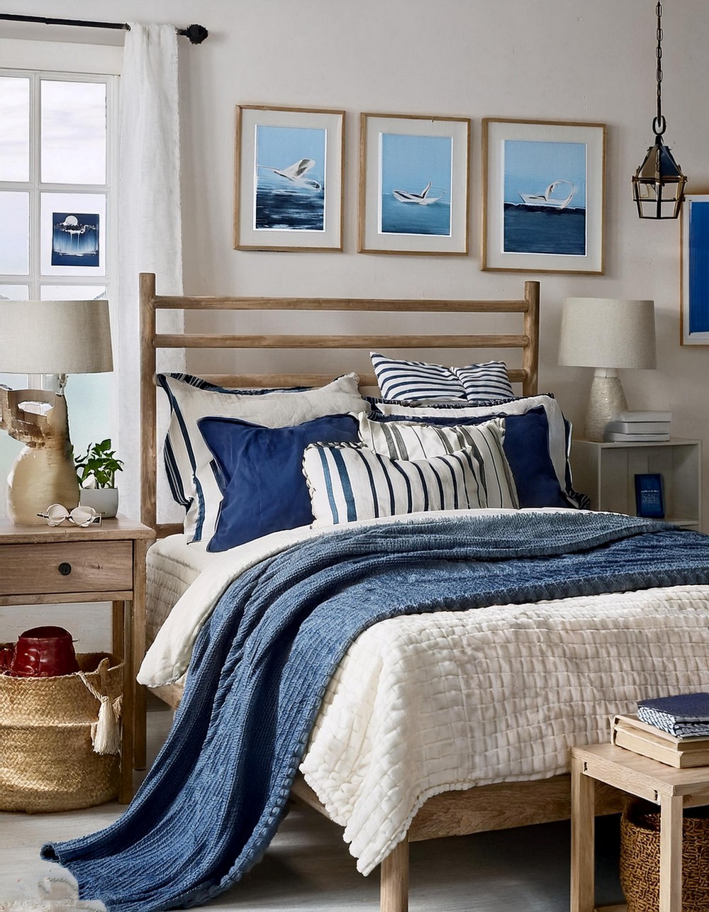 Bright White Walls with Nautical Accents