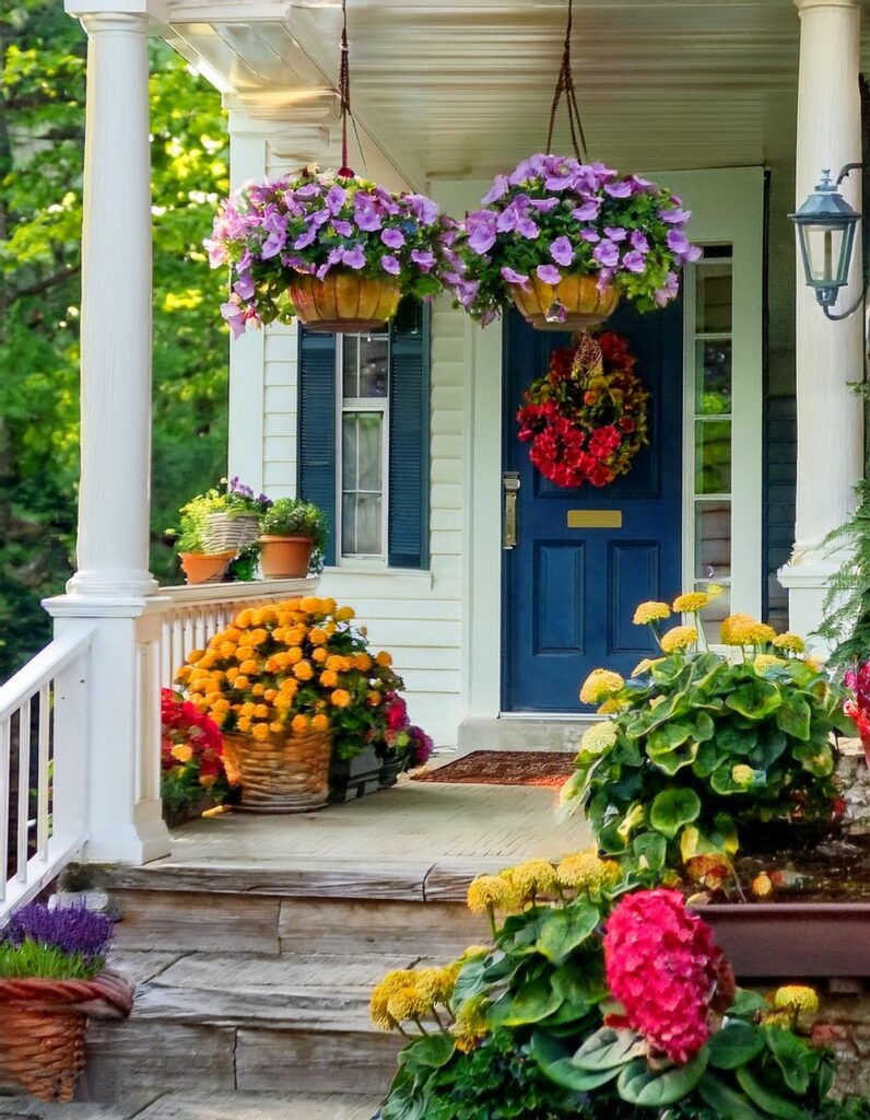 10 Decent Looking Green Summer Front Porch Decor Ideas - All Crafts