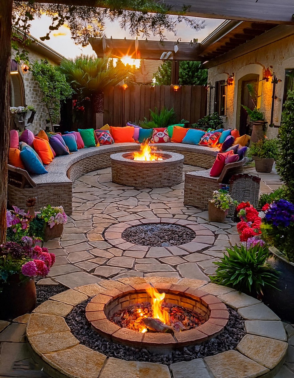 Built-In Fire Pits