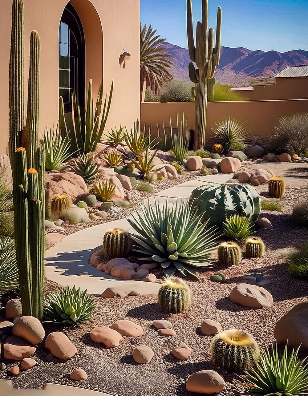 Cacti and Yucca Plants