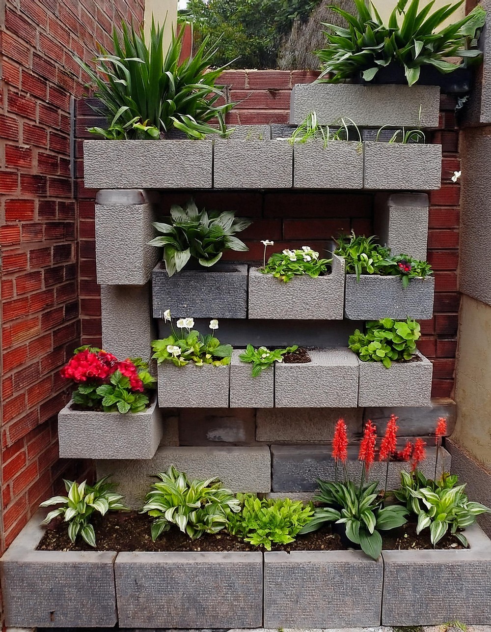 Cinder Block Garden