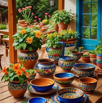 Colorful Mexican Pottery