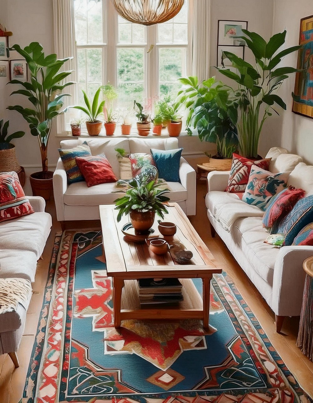 Create a Conversation Piece with a Colorful Vintage Rug