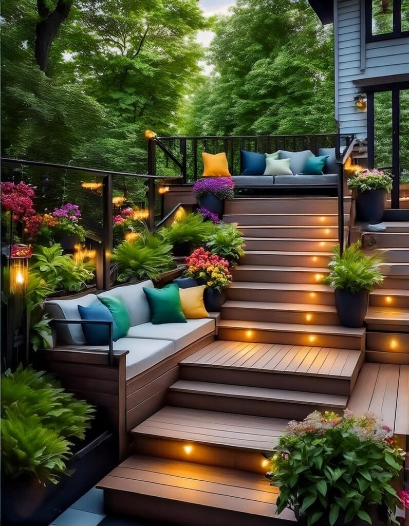 10 Unique & Incredible Multi-Level Deck Ideas - All Crafts