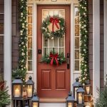 Farmhouse-Inspired Rustic Christmas Porch