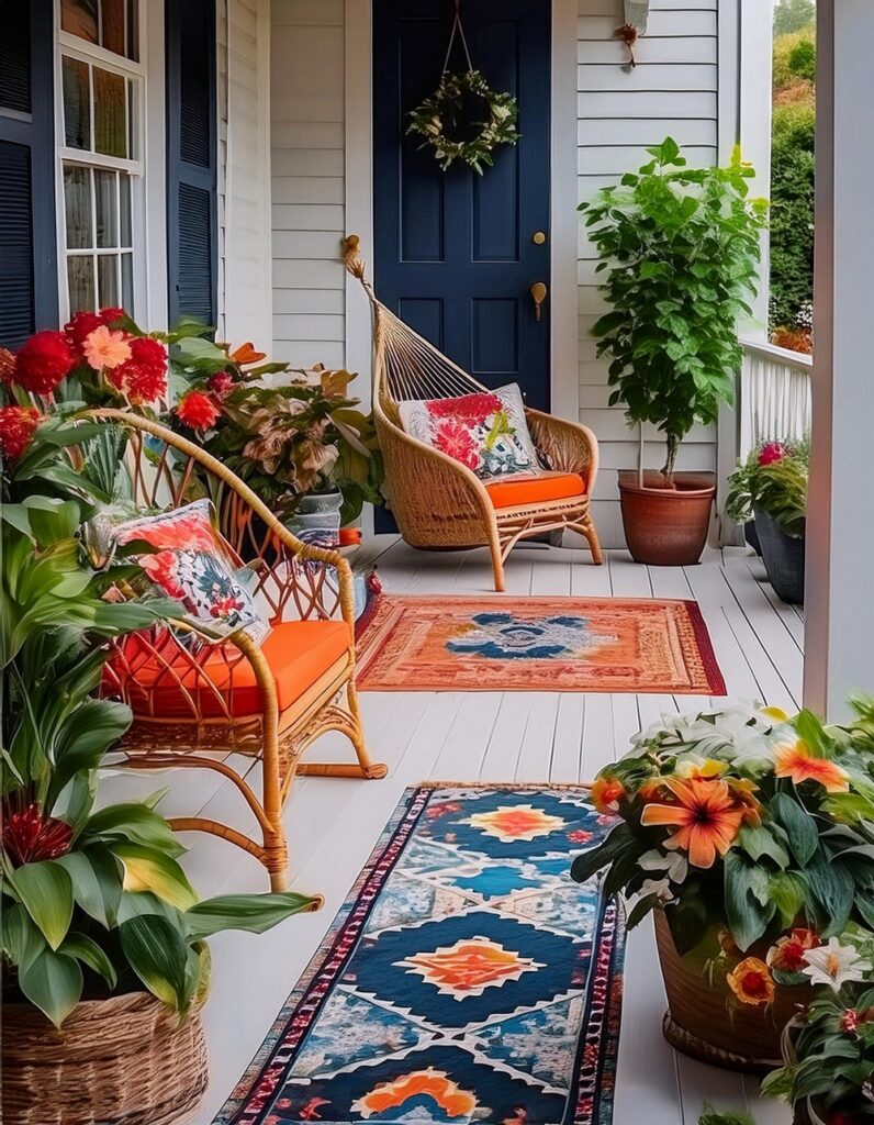 10 Decent Looking Green Summer Front Porch Decor Ideas - All Crafts