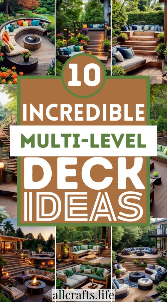 Mid Level Decks 10 Unique & Incredible Multi-Level Deck Ideas - All Crafts