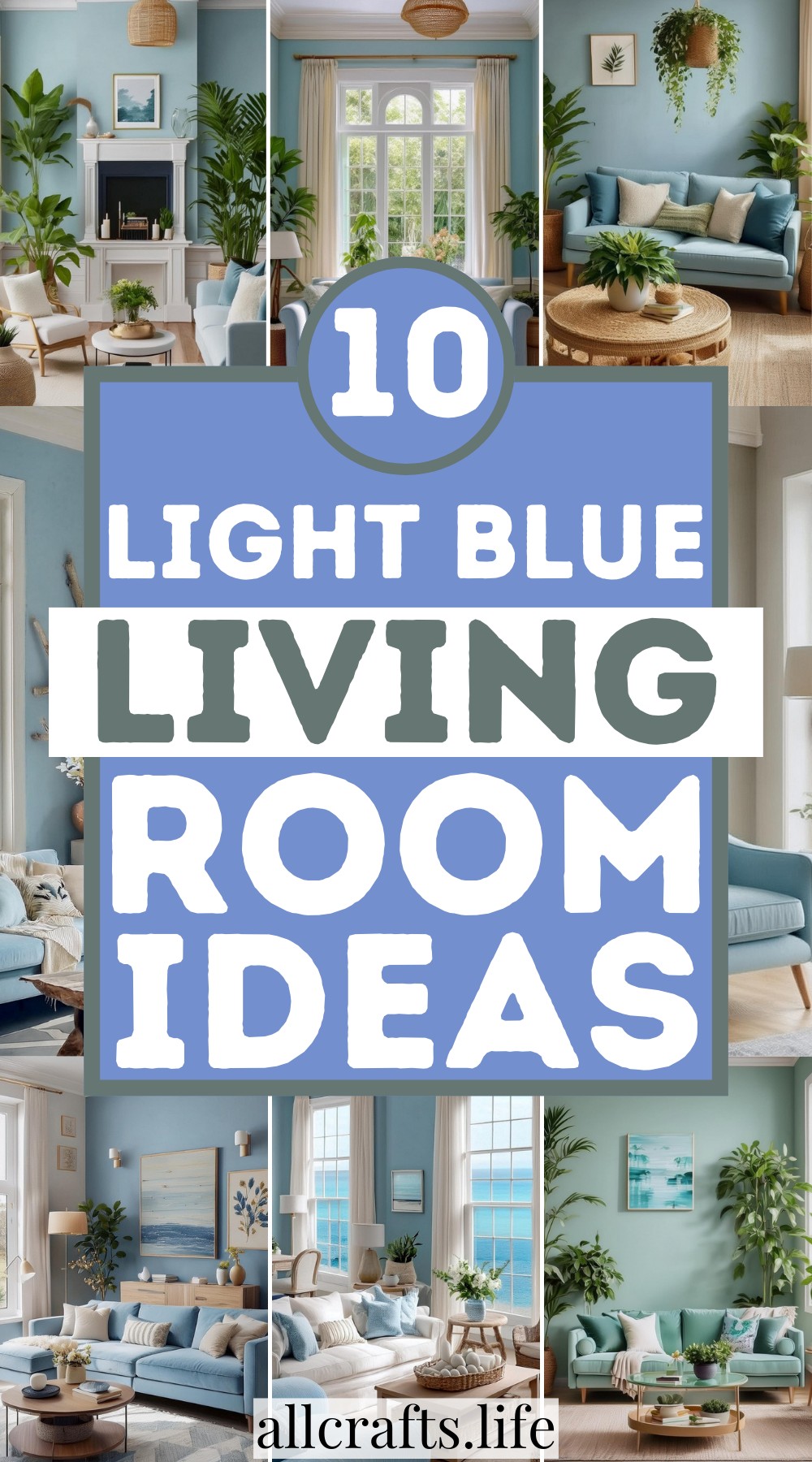 Light Blue Living Room Ideas