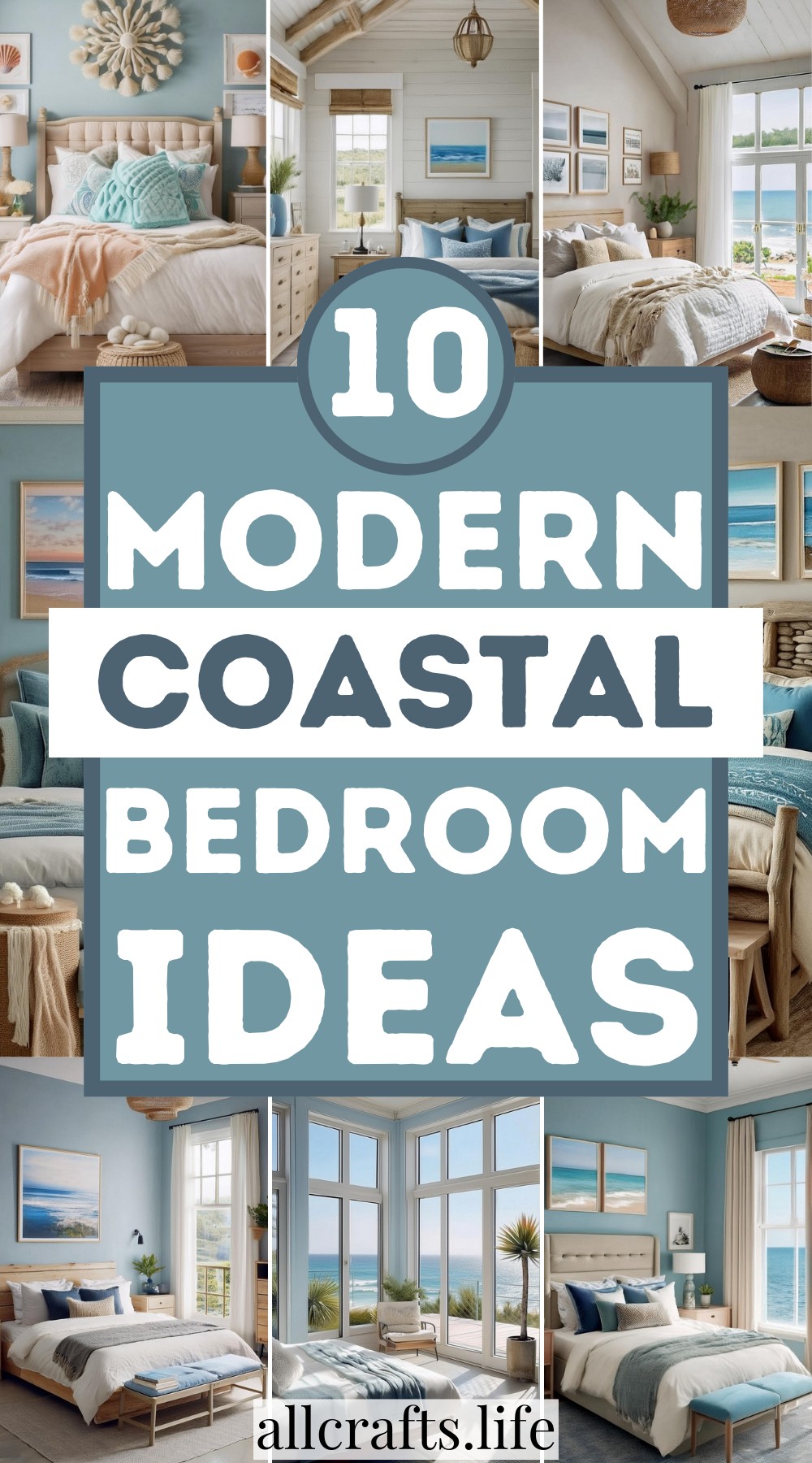 Modern Coastal Bedroom Ideas