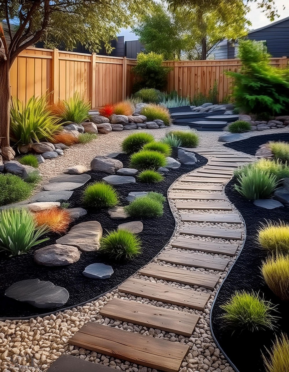 Mulch and Rock Gardens