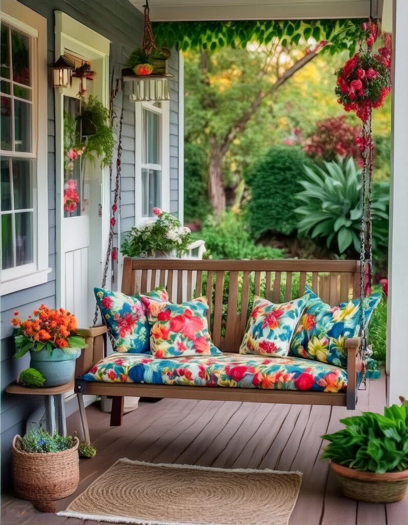 15 Stunning Farmhouse Style Front Porch Ideas - All Crafts