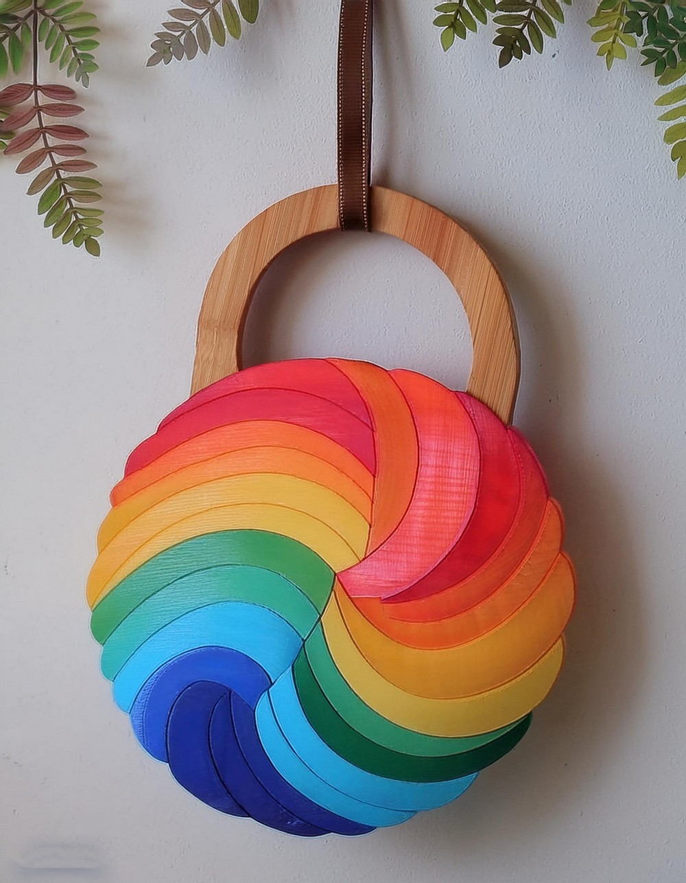 Rainbow Unfurled Door Hanger