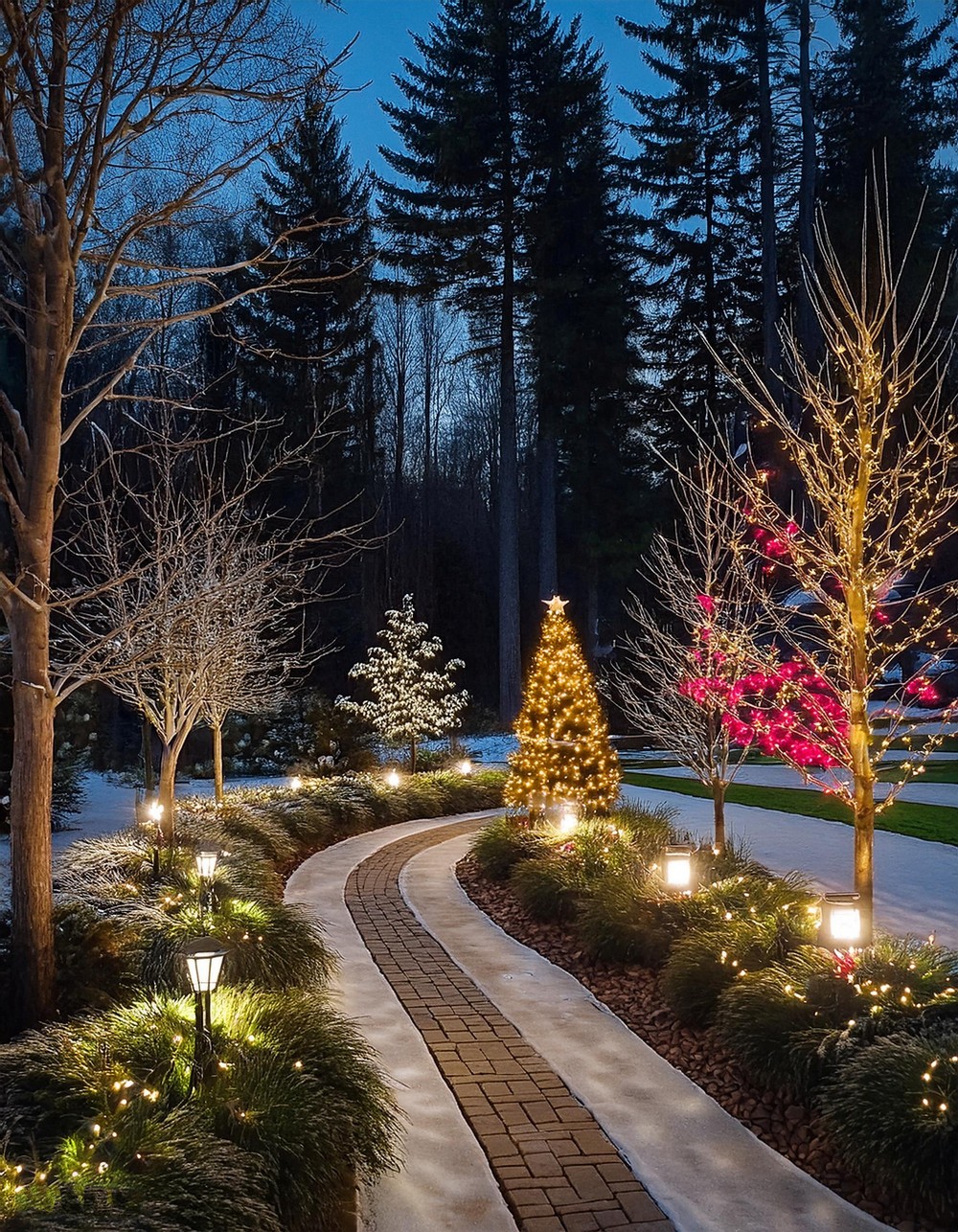 Solar-Powered Stake Lights for the Lawn