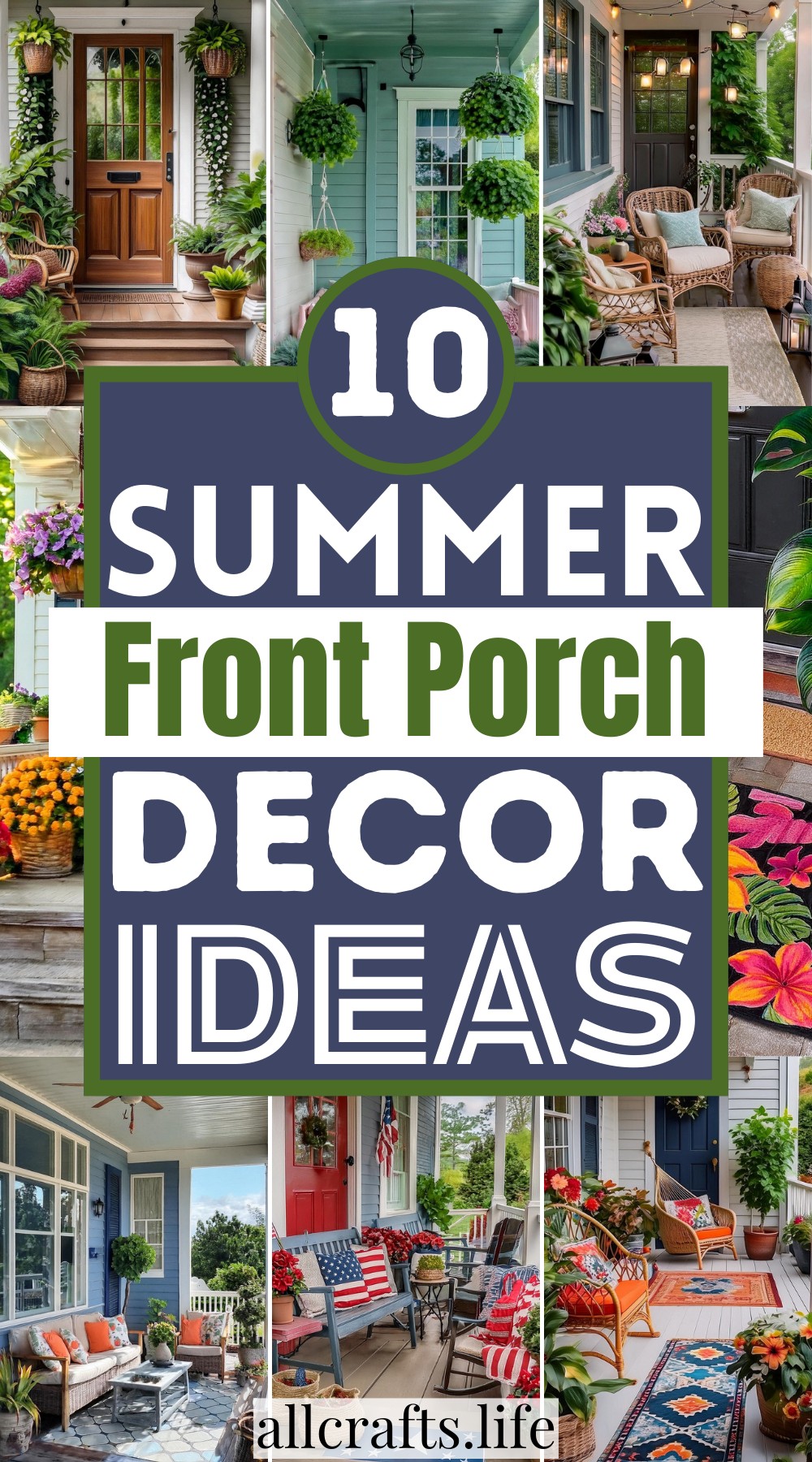 Summer Front Porch Decor Ideas