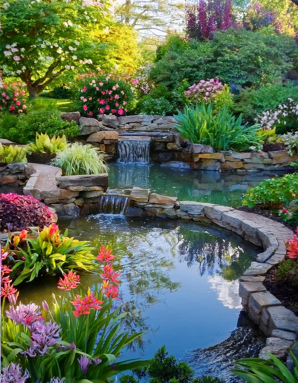 Water Feature and Pond