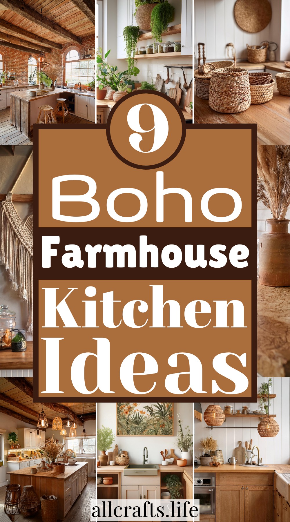 9 Boho Farmhouse Kitchen Ideas