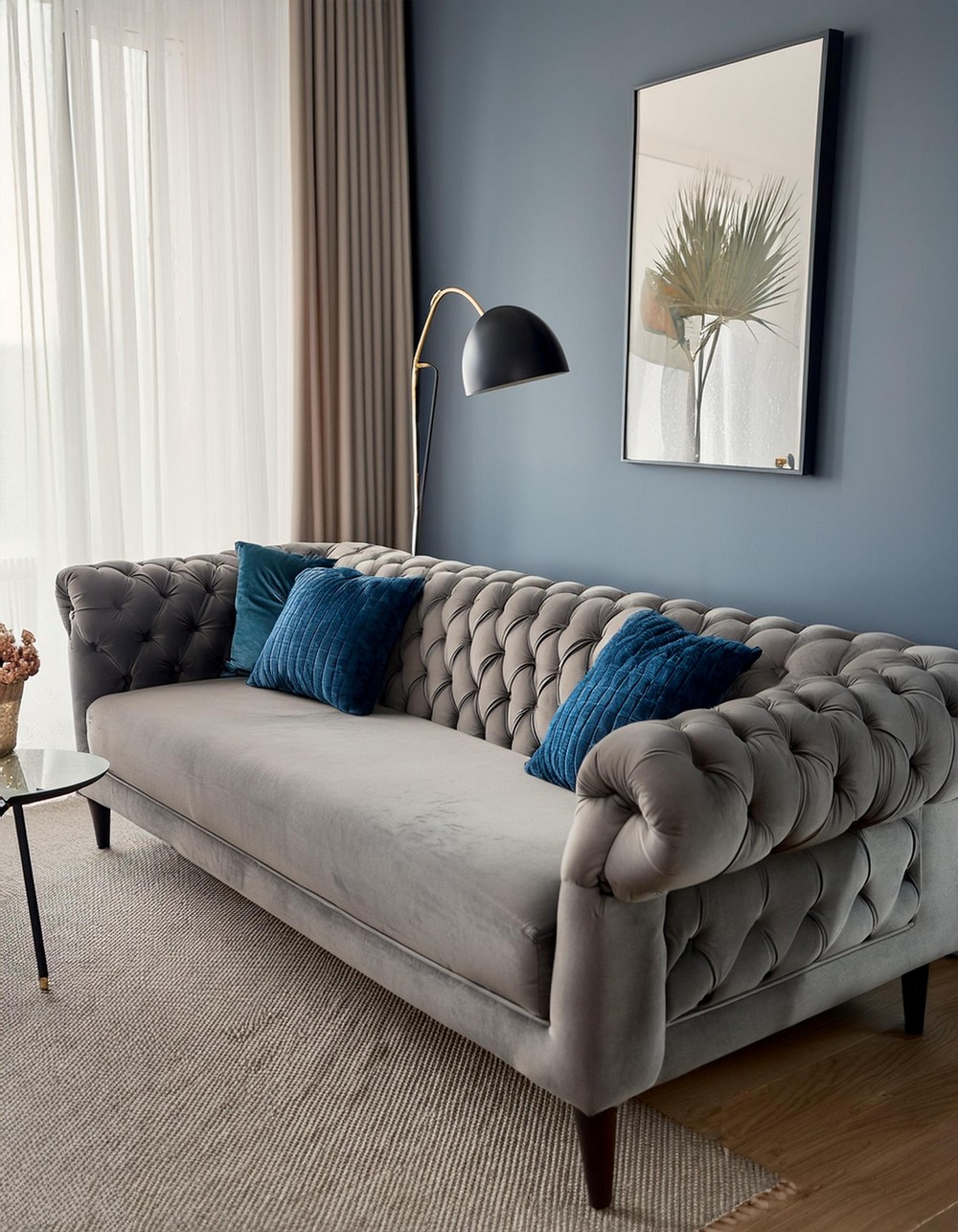 Comfortable Tufted Sofa