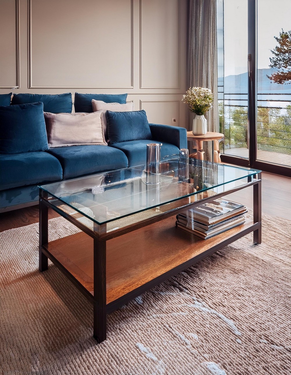 Glass Top Coffee Table