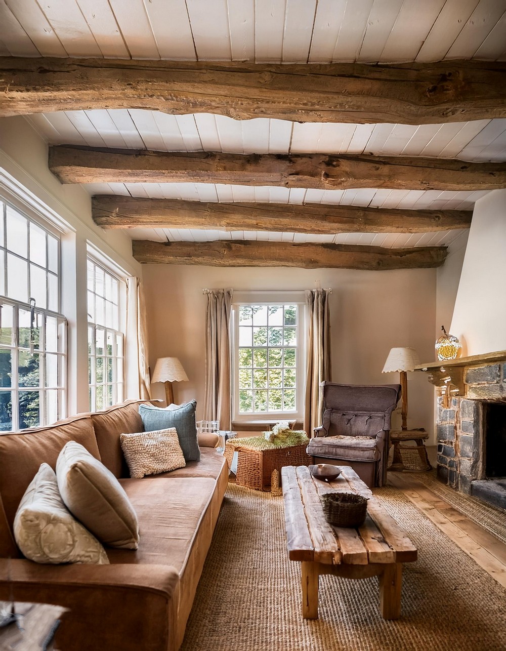 Rustic Wooden Beams