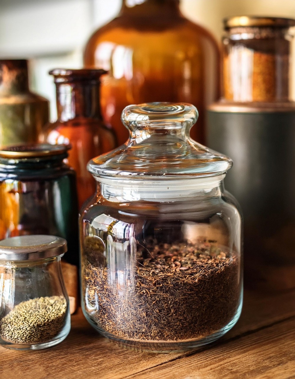 Vintage Apothecary Jars