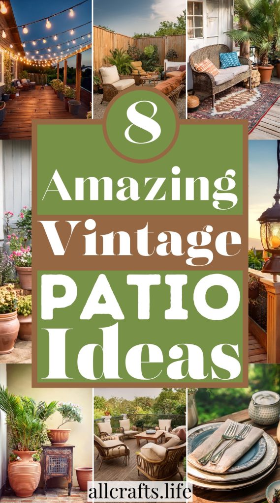 Picture of 8 Classical Vintage Patio Decor Options & Ideas - All Crafts