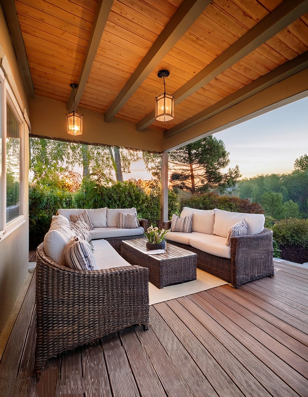 Cozy Outdoor Living Room