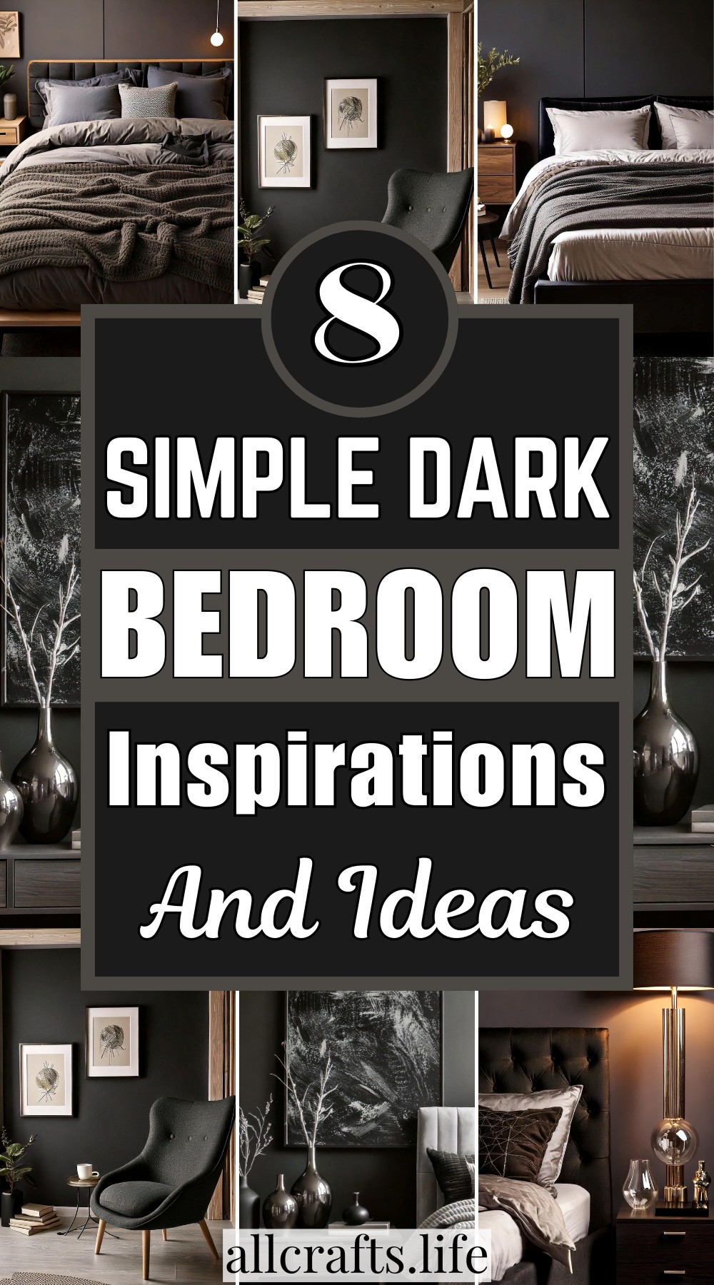 Dark Minimalist Bedroom Ideas