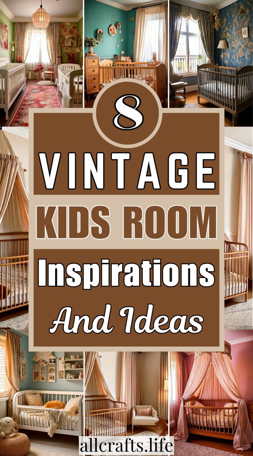 8 Classical Vintage Style Kids Room Decor Ideas - All Crafts