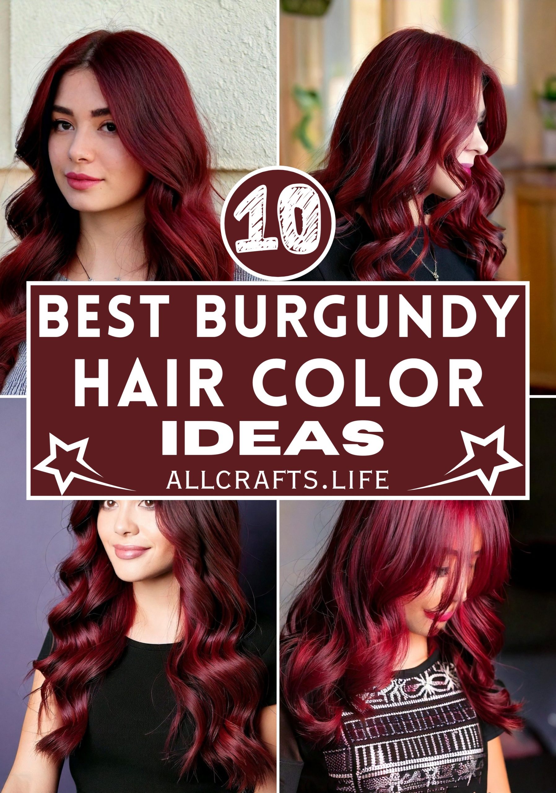 Burgundy Hair Color Ideas